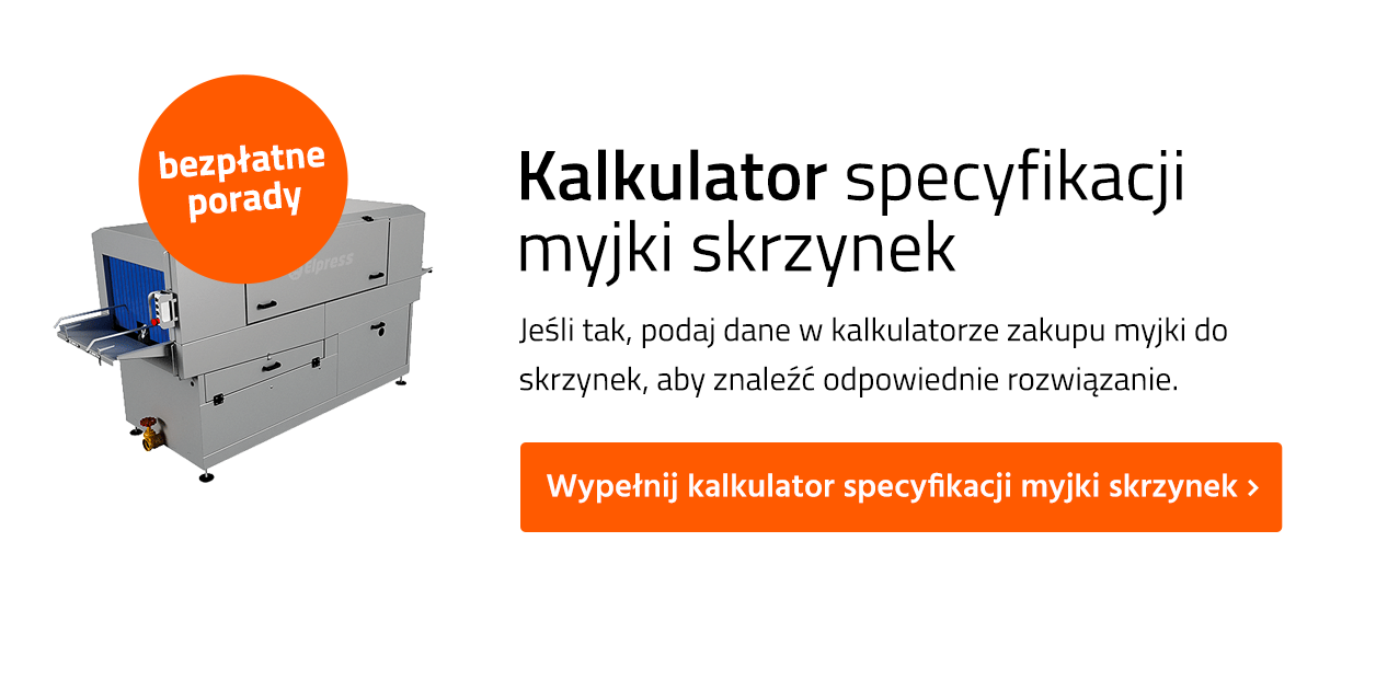 Kalkulator zakupu myjki do skrzynek