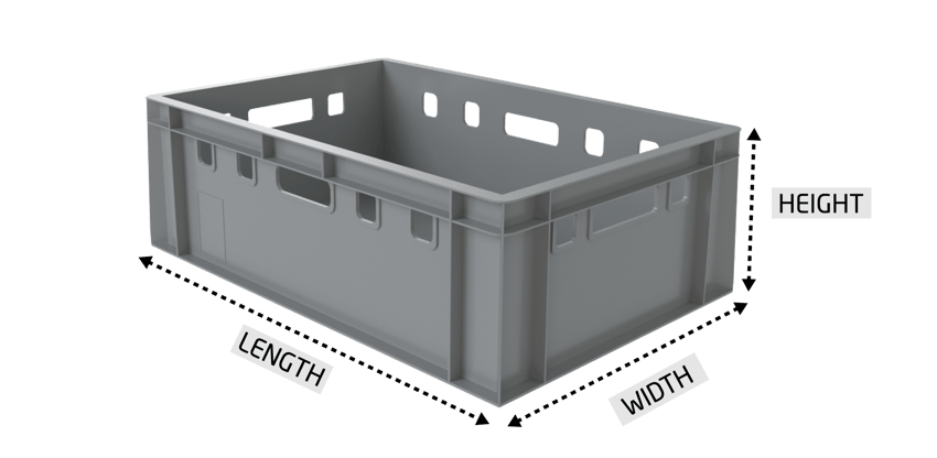 Dimensions of load carrier