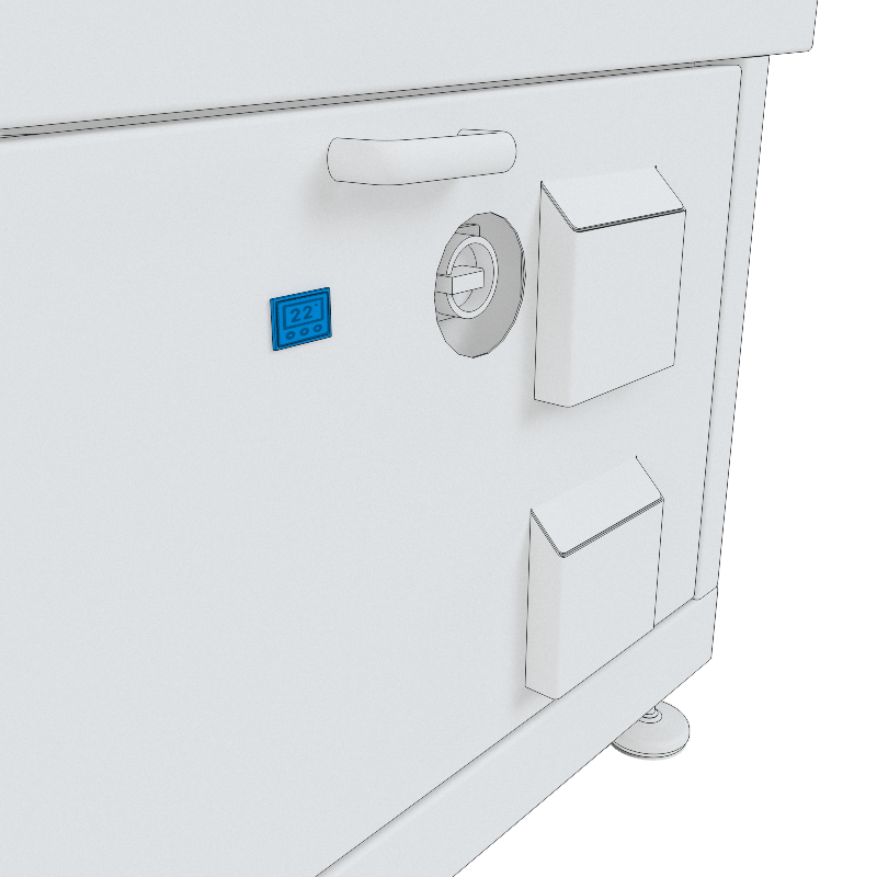 Crate washer temperature controller
