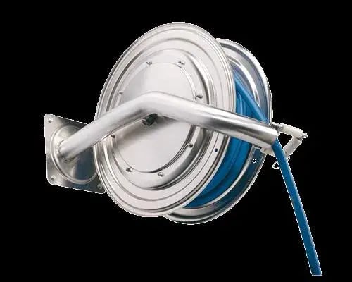 Extend the lifespan of hoses by using a hose reel