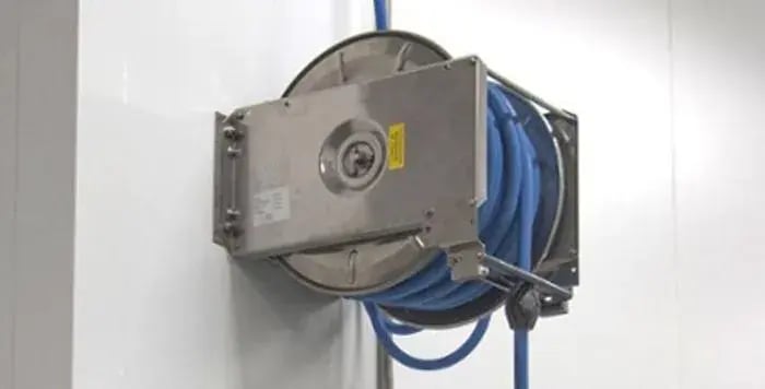 Improve safety on the shop floor with hose reels